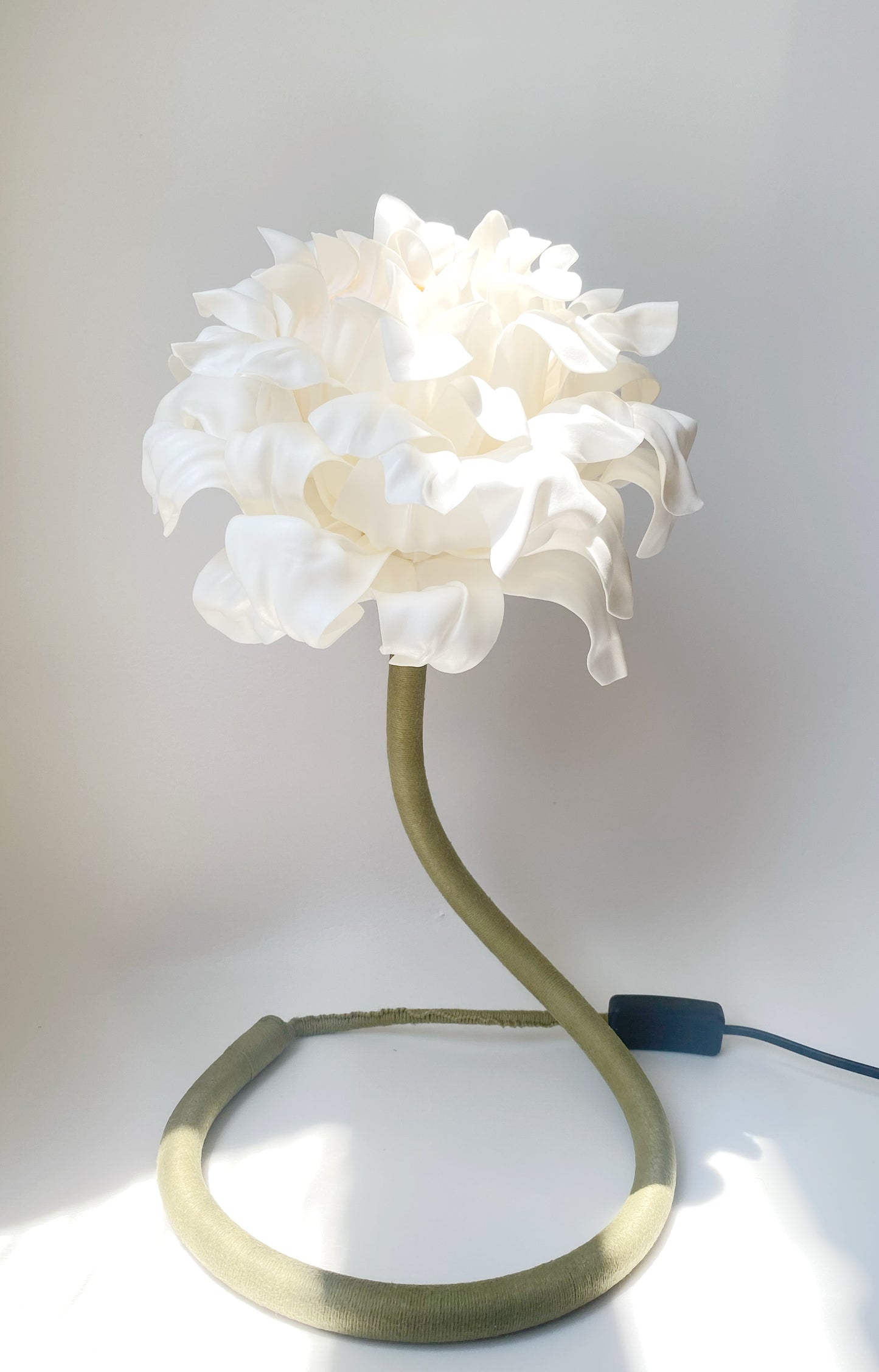 SALE- White Flower Night Light #1