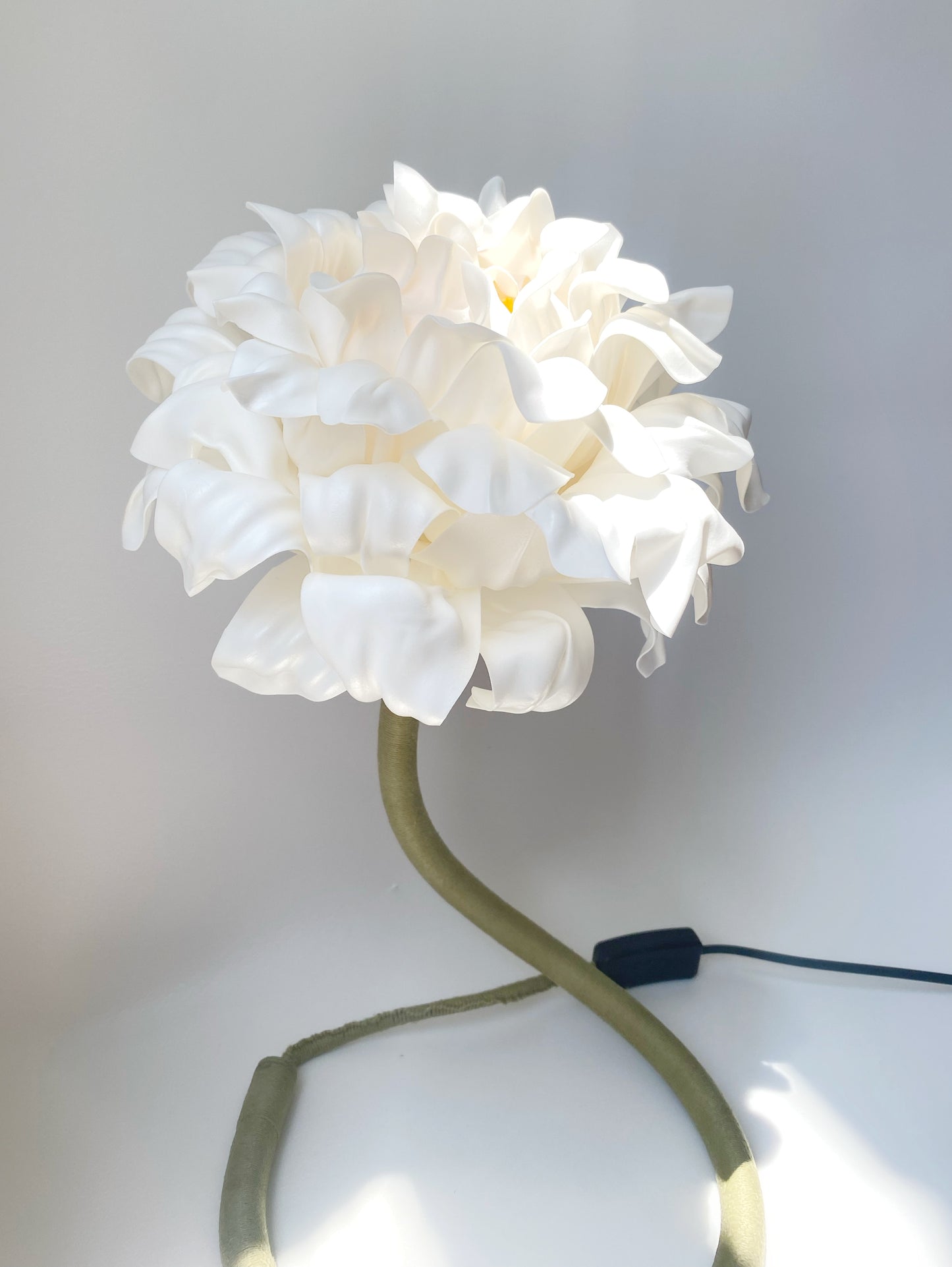 SALE- White Flower Night Light #1